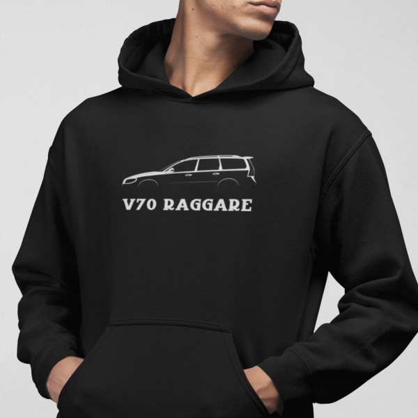 V70 raggare Hoodie Sweatshirt - Huvtröja - Volvo XL
