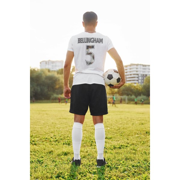 Jude Bellingham spiller t-shirt sportstrøje England Real Madrid 120 cl 5-6 år