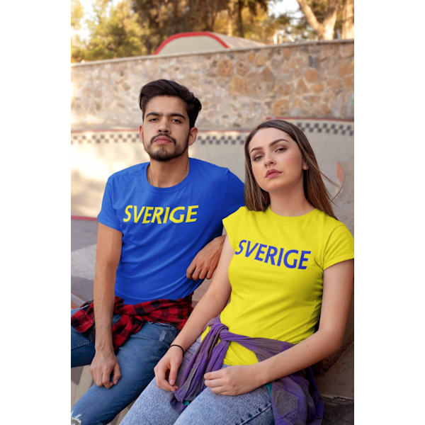 Sverige gul t-shirt M