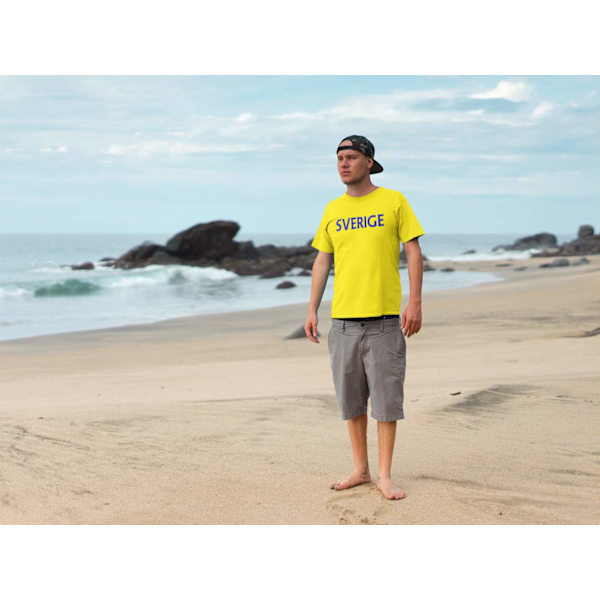 Sverige gul t-shirt XL