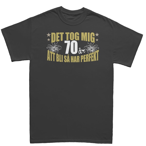 Födelsedag T-shirt - Det tog 70 år att bli perfekt S