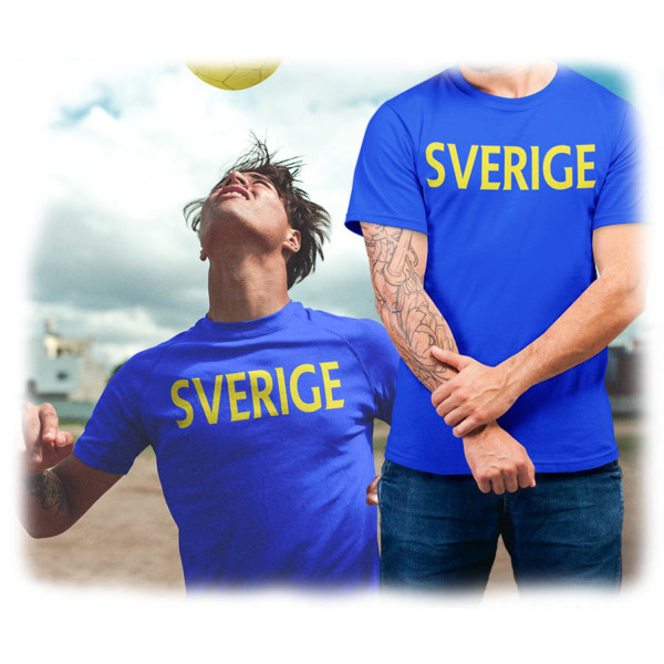 Sverige blå t-shirt S