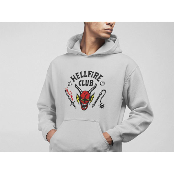 Hellfire Ash Hoodie hættetrøje t-shirt Stranger things 152cl