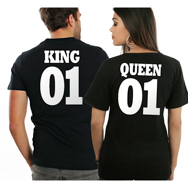 King eller Queen paket med t-shirt + mugg & underlägg paket King T-shirt Small & King mugg + Und