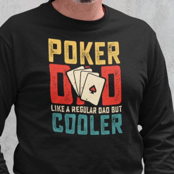Poker Sweatshirt - Som en almindelig far, men sejere S
