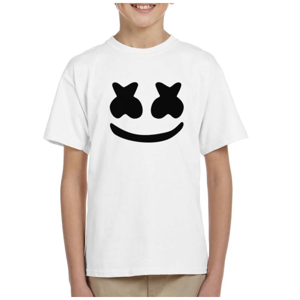 DJ Marshmellow vit barn t-shirt 164