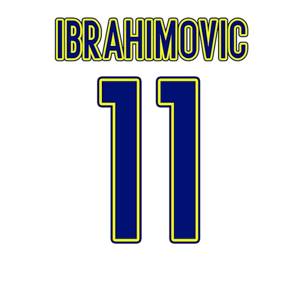 Zlatan Ibrahimovic t-shirt med Return of the king tryck White Small