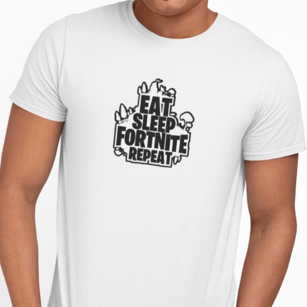 Fortnite t-shirt Eat Sleep Fortnite Repeat 140