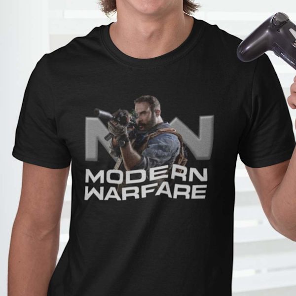 Modern Warfare svart t-shirt 14-16 år 164-170cl Youth 