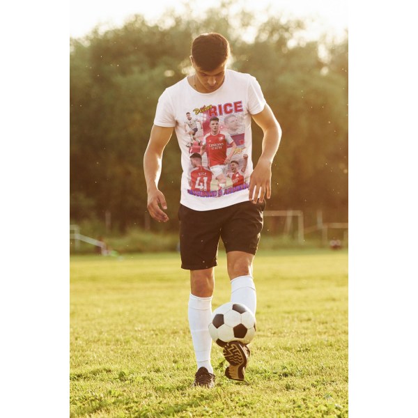 Declan Rice spelare t-shirt sportströja England & Arsenal XXL