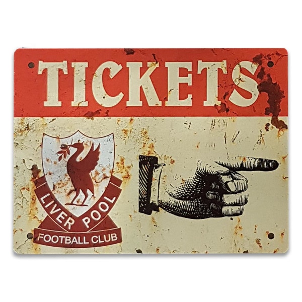 Liverpool vintage style lippukyltti - 20x15 cm Miesluola