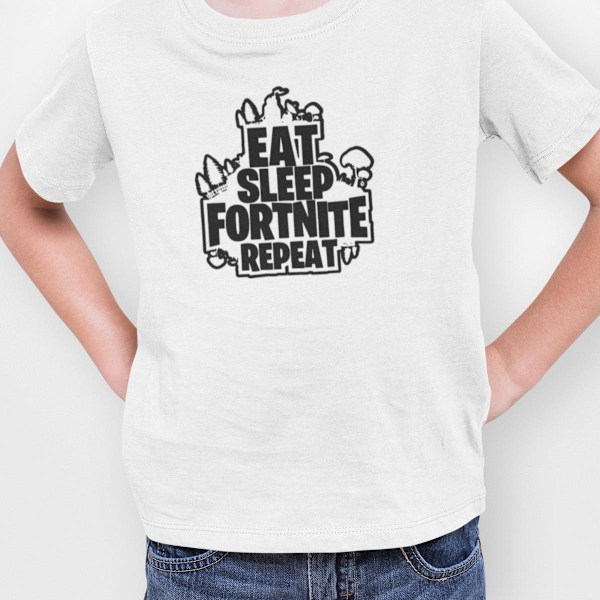 Fortnite t-shirt Eat Sleep Fortnite Repeat 140