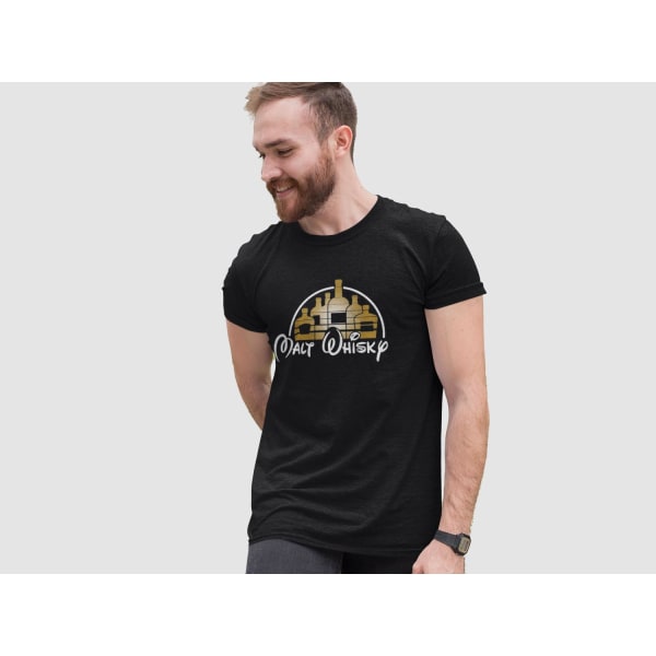 Malt Whisky sort t-shirt L