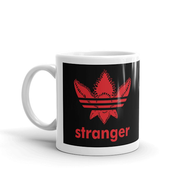 Mugg + Underlägg med Stranger things Demogorgon design