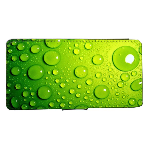 iPhone 11 Plånboksfodral Gröna bubblor bild fodral skal