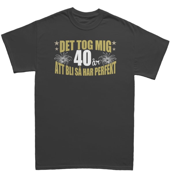 Födelsedag T-shirt - Det tog 40 år att bli perfekt L