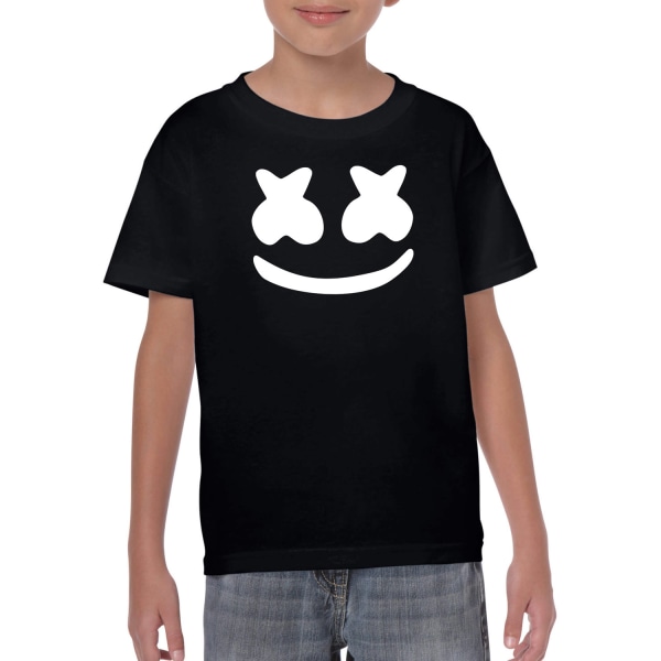 DJ Marshmellow svart barn t-shirt 140cl 9-11år