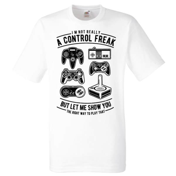 Gamer T-shirt - Control Freak Barn 152cl - 11-12 år