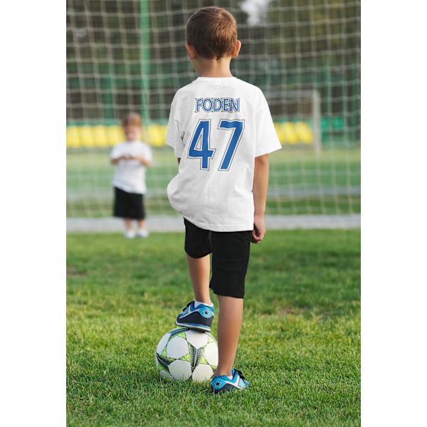 Phil Foden spelare t-shirt sportströja England  Man. city 120 cl 5-6 år