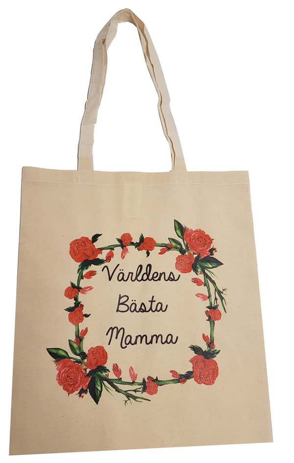 Världens bästa Mamma shopping väska - Tote bag