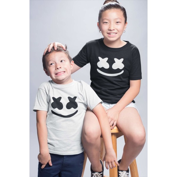 DJ Marshmellow svart barn t-shirt 152 cl 12-13år