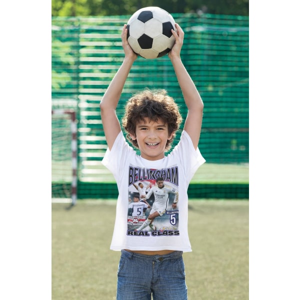 Jude Bellingham spelare t-shirt sportströja England  Real Madrid 130 cl 7-8år