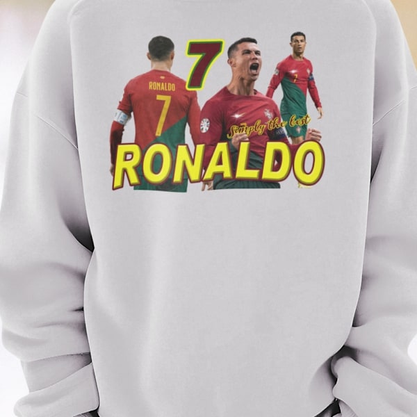 Ronaldo Sweatshirt Ask Portugal Red 152cl 12 - 13 år