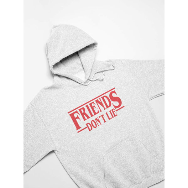 Stranger things Ask huvtröja Sweatshirt Friends don't lie Small