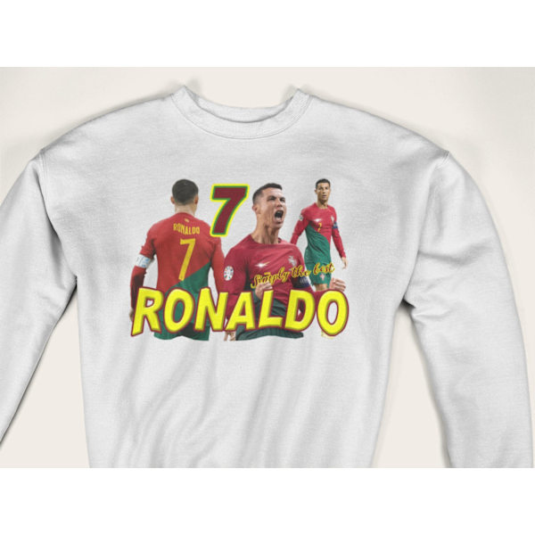 Ronaldo Sweatshirt Ask Portugal Red 140cl 9-11år