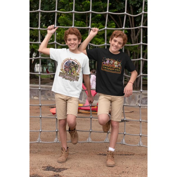 FNAF vit t-shirt med Freddy Fazbear REA Pris S