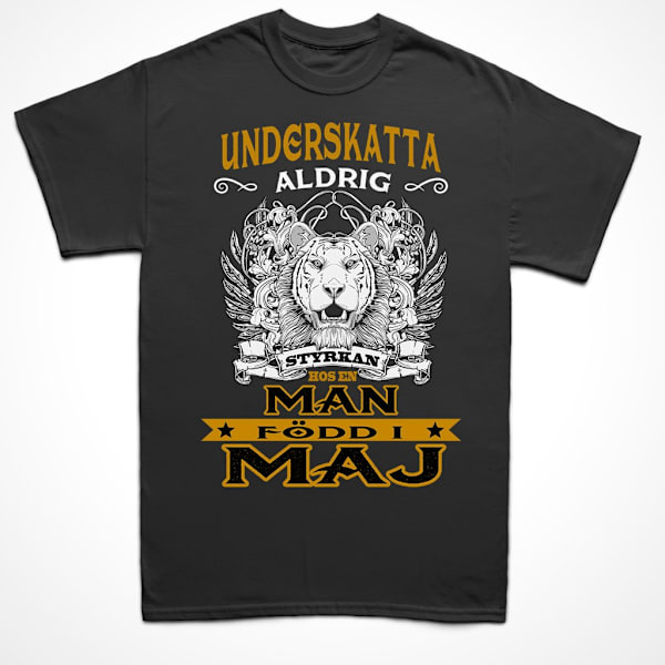 Födelsemånad T-shirt  - perfekt present - född i maj XL