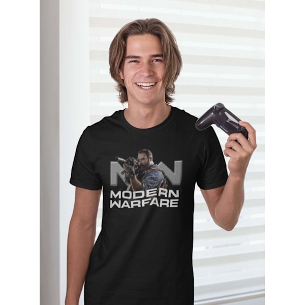Modern Warfare svart t-shirt 14-16 år 164-170cl Youth 