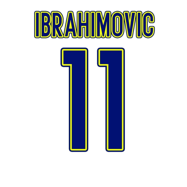 Zlatan Ibrahimovic Sverige  t-shirt med Return of the king tryck White Medium
