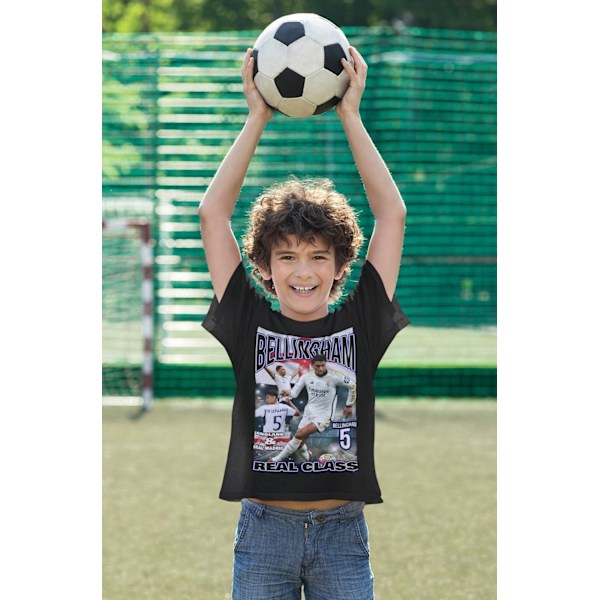 Jude Bellingham Svart Real Madrid  t-shirt england euro24 XL