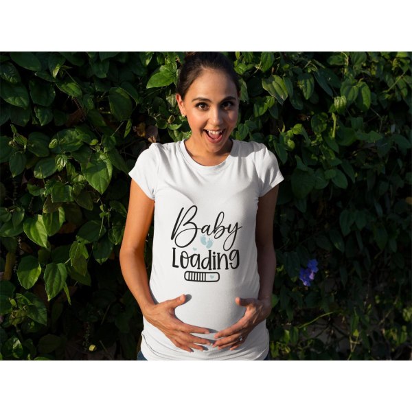 Mamma T-shirt ,  Baby loading L