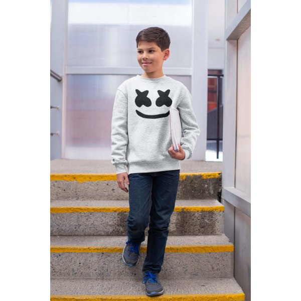 DJ marshmellow barn askgrå sweatshirt tröja t-shirt 12-13 år 152-158cl