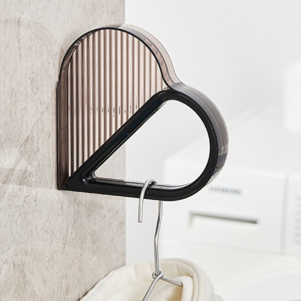 Kylpyhuone Ripustin Organizer Vaateteline MUSTA black
