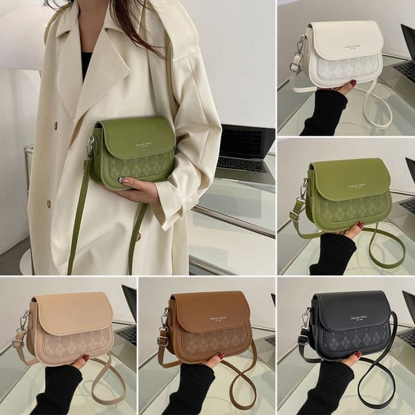 Messenger Axelväska Crossbody Väskor VIT white