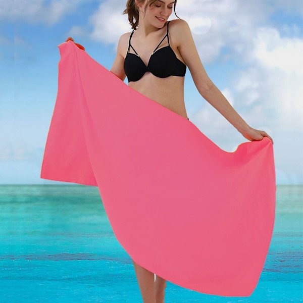 Strandhandduk Snabbtorkande handduk ROSE RED rose red