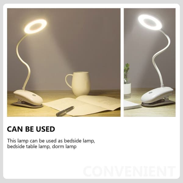 USB Clip-on skrivebordslampe LED Study Light Øyebeskyttelseslamper