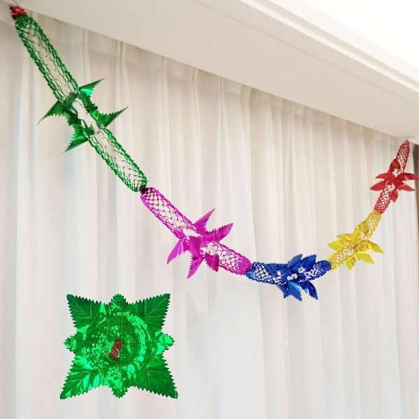 2/4/8 stk metalfolie krans loftskrans D-2.8M 4 stk. D-2.8M D-2.8m 4Pcs