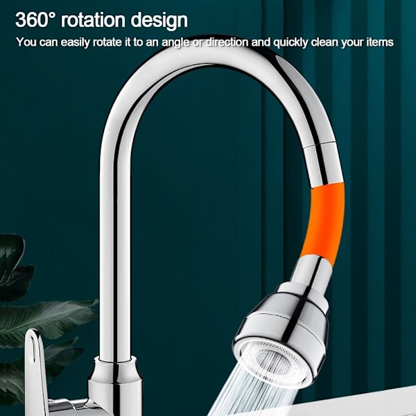 Kran Forlengelse Forlenger Juster Bøye Kran ORANSJE 20CM orange 20cm