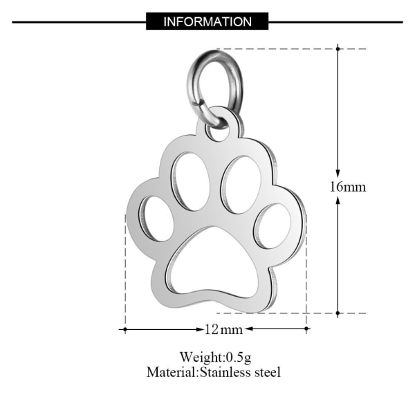 Seosta söpöt koirakorut koiran pyöreät riipus läpinäkymättömät akryylihelmet,