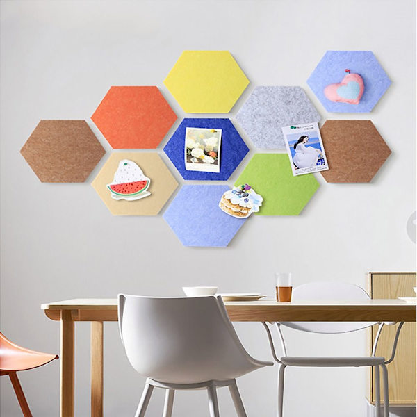 Wall Sticker Cork Board HVID white