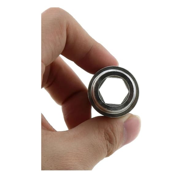 2 STK forlængerrør Ledningsslangeadaptere Kompressionsfitting 2PCS