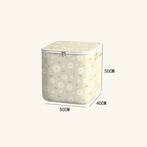 Peittojen säilytyspussi Vaatteiden säilytysastiat BEIGE 50X50X40CM beige 50x50x40cm