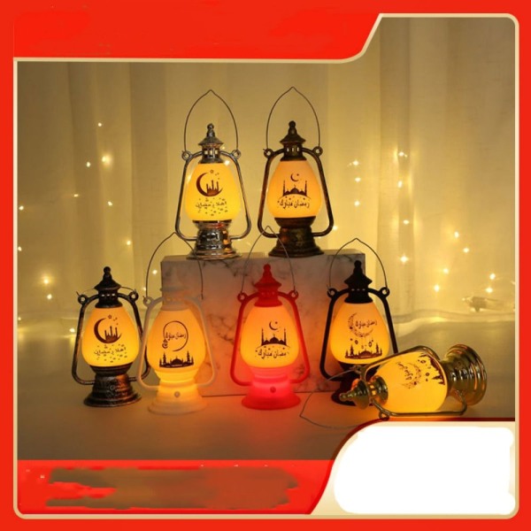 LED Lantern Wind Lights LED Lantern GULD gold