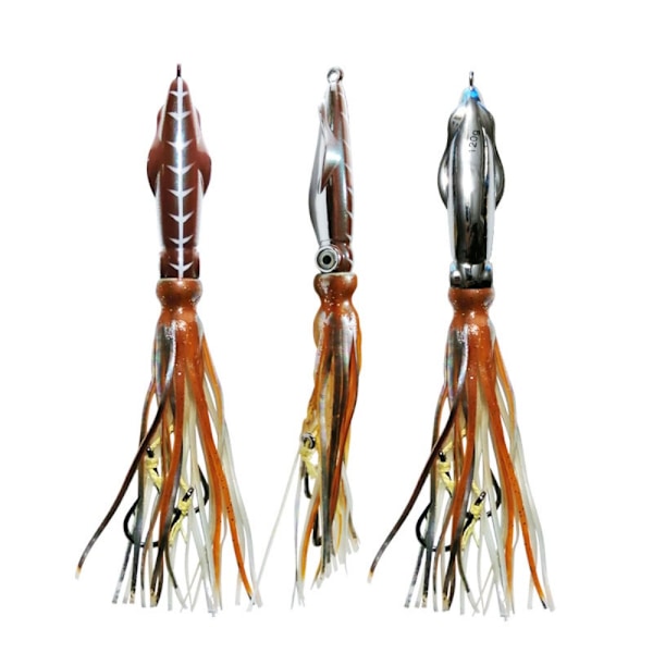 Saltwater Octopus Bait Squid Skirt Lure GREEN 100G 100G Green 100G-100G