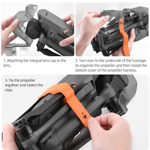 Linsedeksel Propellholder GRÅ Grey