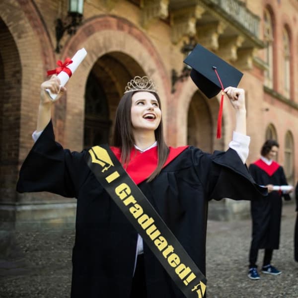 2026 Konfirmasjonsskjerf Graduert Sateng SØLV Silver